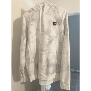 Mens Under Armour Fleece Hoodie & Jogger Set White Camo XL